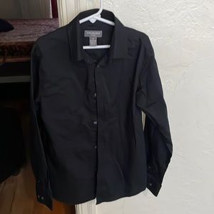 Boys Van Heusen black dress shirt